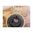 壁時計 壁掛け ティアラ モチーフ デザイン 北欧 ヨーロピアン おしゃれ ガーリー 姫系 ロマン かわいい ウォールクロック クラシック 【納期C】【akz-ygz19-0765】