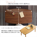 こたつテーブル 長方形 幅90cm おしゃれ コタツ ローテーブル センターテーブル 折りたたみ 折り畳み 木目 北欧 カントリー 石英管 ヒーター こたつテーブル 【納期A】【azm-901】