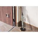 傘たて 傘立て おしゃれ アンティーク調 モダン スタイリッシュ 外 屋内 玄関 スチール 芸術的 アート コンパクト スリム 黒 トレー トレイ 水受け皿 取り外し可 【納期B】【azm-akb-436】