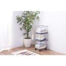 ワゴン 3段 ラック キャスターつき リビング 収納 棚 玄関 収納ラック ランドリー リビング おしゃれ スタイリッシュ スチールラック 【納期B】【azm-akb-438】