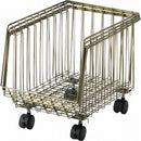 収納ワゴン 4段 キャスター付きラック リビング 棚 収納ラック 収納棚 ランドリー リビング スチールラック スタイリッシュ おしゃれ インダストリアル 【納期B】【azm-akb-439】