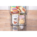 収納ワゴン 4段 キャスター付きラック リビング 棚 収納ラック 収納棚 ランドリー リビング スチールラック スタイリッシュ おしゃれ インダストリアル 【納期B】【azm-akb-439】