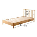 ベッドフレーム シングル ベッド フレームのみ すのこベッド スノコベッド 北欧 天然木 おしゃれ シンプル マットレス別売り 【納期A】【azm-b-31】