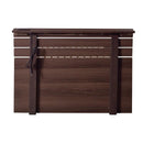 ベッドフレーム すのこ コンセント付き シングル 宮棚 【納期A】【azm-b-80s-br】