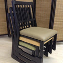 法事 椅子 和室 低い モダン おしゃれ 高齢者 スタッキング 和風 座敷 和室 寺 神社 重ねられる 【納期A】【azm-bc-1030】