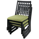 法事 椅子 和室 低い モダン おしゃれ 高齢者 スタッキング 和風 座敷 和室 寺 神社 重ねられる 【納期A】【azm-bc-1030】