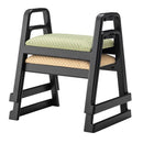 スツール 手すり付き 和風 座敷 法事 仏事 重ねられる スタッキング 椅子 背もたれなし 和柄 和室 ハンドルつき 取っ手 持ち手 【納期A】【azm-bc-111】