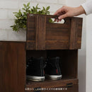 靴箱 4段 ワイド 木製 シューズラック 【納期A】【azm-ccr-401】