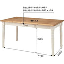 ダイニングテーブル ガーリー 姫系 テーブル おしゃれ 北欧 【納期A】【azm-cfs-211】