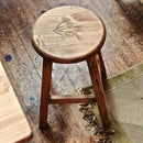 スツール 椅子 丸型 円形 座面 腰掛け チェア ナチュラル カントリー 北欧 カジュアル オシャレ おしゃれ インテリア 木製 天然木 置き物 飾り棚 リビング 玄関 【納期B】【azm-cfs-515】