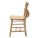 ダイニングチェア 1脚 単品 北欧 おしゃれ 椅子 天然木 木製 肘なし レトロ 高級感 重厚感 ナチュラル カントリー クラシック 背もたれ 収納スペース 小物入れ 【納期A】【azm-cfs-770】