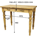 デスク 北欧 木目 くっきり ナチュラル 木製デスク ウッドデスク 机 【納期A】【azm-cfs-775】