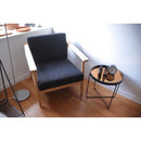 サイドテーブル ナイトテーブル 折り畳み 折りたたみ ラウンドテーブル トレー ミラー 鏡 天板 壁掛け ソファサイド ベッドサイド 丸型 おしゃれ 高級感 円形 【納期B】【azm-cir-501】