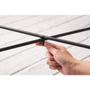 サイドテーブル ナイトテーブル 折り畳み 折りたたみ ラウンドテーブル トレー ミラー 鏡 天板 壁掛け ソファサイド ベッドサイド 丸型 おしゃれ 高級感 円形 【納期B】【azm-cir-501】