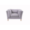 ソファー 一人掛け 1人掛け ソファ 曲線 フォルム 美しい シンプル スタイル デザイン クッション性 北欧 カフェ風 ダークグレー ライトグレー 【納期A】【azm-cl-173】