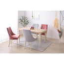 椅子 ダイニングチェア 姫系 おしゃれ プリンセス かわいい チェアー ガーリー 可愛い フェミニン クラシック ヨーロピアン 北欧 ベージュ グレー ピンク 【納期A】【azm-cl-471be】