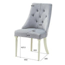 椅子 ダイニングチェア 姫系 おしゃれ プリンセス かわいい チェアー ガーリー 可愛い フェミニン クラシック ヨーロピアン 北欧 ベージュ グレー ピンク 【納期A】【azm-cl-471be】