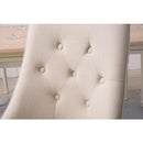 椅子 ダイニングチェア 姫系 おしゃれ プリンセス かわいい チェアー ガーリー 可愛い フェミニン クラシック ヨーロピアン 北欧 ベージュ グレー ピンク 【納期A】【azm-cl-471be】