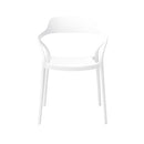 ダイニングチェア シンプル 黒 ブラック 白 ホワイト 椅子 単品 1脚 スリム スタイリッシュ モダン アート デザイン カフェ風 北欧 都会的 アーバン 【納期A】【azm-cl-481】