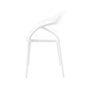 ダイニングチェア シンプル 黒 ブラック 白 ホワイト 椅子 単品 1脚 スリム スタイリッシュ モダン アート デザイン カフェ風 北欧 都会的 アーバン 【納期A】【azm-cl-481】