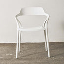 ダイニングチェア シンプル 黒 ブラック 白 ホワイト 椅子 単品 1脚 スリム スタイリッシュ モダン アート デザイン カフェ風 北欧 都会的 アーバン 【納期A】【azm-cl-481】