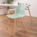 ダイニングチェア 北欧 椅子 脚 木製 天然木 おしゃれ カントリー調 モダン スタイリッシュ デザイン ナチュラル グリーン 緑 ホワイト 白 肘なし ひじ掛けなし 【納期A】【azm-cl-501】