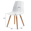 ダイニングチェア 北欧 椅子 脚 木製 天然木 おしゃれ カントリー調 モダン スタイリッシュ デザイン ナチュラル グリーン 緑 ホワイト 白 肘なし ひじ掛けなし 【納期A】【azm-cl-501】