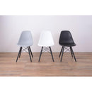 ダイニングチェア 北欧 椅子 脚 木製 天然木 おしゃれ シェル型チェア インテリア モダン スタイリッシュ デザイン 黒 ブラック グレー ホワイト 白 肘なし 【納期A】【azm-cl-502】