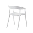 ダイニングチェア ガーデンチェア 椅子 グレー ホワイト 白 シンプル スタイリッシュ 背もたれ カーブ ガーデニング 庭 テラス ベランダ 屋上 ガレージ 【納期A】【azm-cl-504】