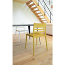 ダイニングチェア 椅子 リビング スタイリッシュ シンプル おしゃれ カフェ 軽量 持ち運び スタッキング可能 かわいい 緑 グリーン 黄色 イエロー 白 ホワイト 【納期A】【azm-cl-505】