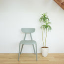 ダイニングチェア 椅子 リビング 食卓 曲線 個性的 おしゃれ カフェ 軽量 持ち運び スタッキング可能 収納 かわいい 緑 グリーン 黄色 イエロー 白 ホワイト 【納期A】【azm-cl-506】