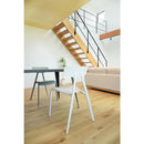 ダイニングチェア 椅子 リビング 食卓 曲線 個性的 おしゃれ カフェ 軽量 持ち運び スタッキング可能 収納 かわいい 緑 グリーン 黄色 イエロー 白 ホワイト 【納期A】【azm-cl-506】