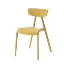 ダイニングチェア 椅子 リビング 食卓 曲線 個性的 おしゃれ カフェ 軽量 持ち運び スタッキング可能 収納 かわいい 緑 グリーン 黄色 イエロー 白 ホワイト 【納期A】【azm-cl-506】
