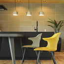 デザイナーズチェア 椅子 ダイニングチェア おしゃれ デザイン モダン アート インテリア お洒落 オシャレ チェアー 黄色 イエロー 黒 ブラック アヴァンチェア 【納期A】【azm-cl-507】