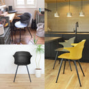 デザイナーズチェア 椅子 ダイニングチェア おしゃれ デザイン モダン アート インテリア お洒落 オシャレ チェアー 黄色 イエロー 黒 ブラック アヴァンチェア 【納期A】【azm-cl-507】