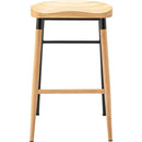 スツール 椅子 木製 スチール ハイスツール 座高 高い 高め カウンターチェア カウンタースツール 背もたれなし おしゃれ 北欧 カフェ風 腰掛け 足置き 【納期A】【azm-cl-509】
