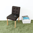 ダイニングチェア 1脚 単品 北欧 おしゃれ 椅子 布地 ファブリック 肘なし 肘掛け無し ベージュ ブラウン 赤 レッド かわいい シンプル 合わせやすい 【納期A】【azm-cl-812c】