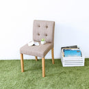 ダイニングチェア 1脚 単品 北欧 おしゃれ 椅子 布地 ファブリック 肘なし 肘掛け無し ベージュ ブラウン 赤 レッド かわいい シンプル 合わせやすい 【納期A】【azm-cl-812c】