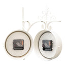 壁掛け時計 両面 おしゃれ 北欧 アナログ ヨーロピアン ウォールクロック 壁時計 取り付け 壁掛時計 掛け時計 オシャレ 時計 壁掛け アンティーク調 インテリア 【納期B】【azm-clk-101】