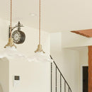 壁掛け時計 両面 おしゃれ 北欧 アナログ ヨーロピアン ウォールクロック 壁時計 取り付け 壁掛時計 掛け時計 オシャレ 時計 壁掛け アンティーク調 インテリア 【納期B】【azm-clk-101】