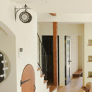 壁掛け時計 両面 おしゃれ 北欧 アナログ ヨーロピアン ウォールクロック 壁時計 取り付け 壁掛時計 掛け時計 オシャレ 時計 壁掛け アンティーク調 インテリア 【納期B】【azm-clk-101】