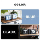 置き時計 壁掛け時計 おしゃれ アナログ表示 数字 大きい 見やすい インテリアクロック パタパタ機能 【納期B】【azm-clk-118】