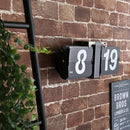 置き時計 壁掛け時計 おしゃれ アナログ表示 数字 大きい 見やすい インテリアクロック パタパタ機能 【納期B】【azm-clk-118】