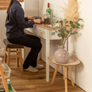 コンソール 引き出し付き テーブル デスク コンソールテーブル 作業台 幅 100cm 木製 桐 ナチュラル 北欧 カントリー おしゃれ レトロ アンティーク調 【納期A】【azm-cod-456br】