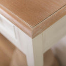 コンソール 引き出し付き テーブル デスク コンソールテーブル 作業台 幅 100cm 木製 桐 ナチュラル 北欧 カントリー おしゃれ レトロ アンティーク調 【納期A】【azm-cod-456br】