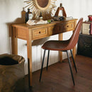 コンソール 引き出し付き テーブル デスク コンソールテーブル 作業台 幅 100cm 木製 桐 ナチュラル 北欧 カントリー おしゃれ レトロ アンティーク調 【納期A】【azm-cod-456br】