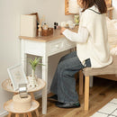 コンソール 引き出し付き テーブル デスク コンソールテーブル 作業台 幅 100cm 木製 桐 ナチュラル 北欧 カントリー おしゃれ レトロ アンティーク調 【納期A】【azm-cod-456br】