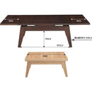 伸縮テーブル バタフライテーブル 伸長テーブル 天板 伸びる 大きくなる エクステンションテーブル ローテーブル 【納期A】【azm-cpn-107】