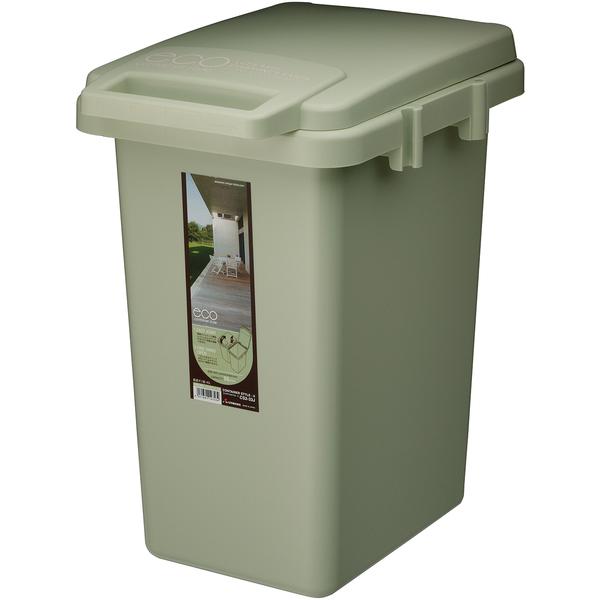 ゴミ箱 約30L 33リットル ごみ箱 日本製 キッチン ふた付き フタ 蓋 グリーン 緑 連結可能 【納期B】【azm-cs2-33】