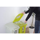 ゴミ箱 約30L 33リットル ごみ箱 日本製 キッチン ふた付き フタ 蓋 グリーン 緑 連結可能 【納期B】【azm-cs2-33】